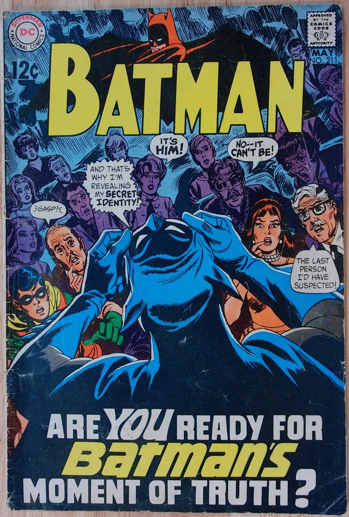 Batman Vol1 #211 cover