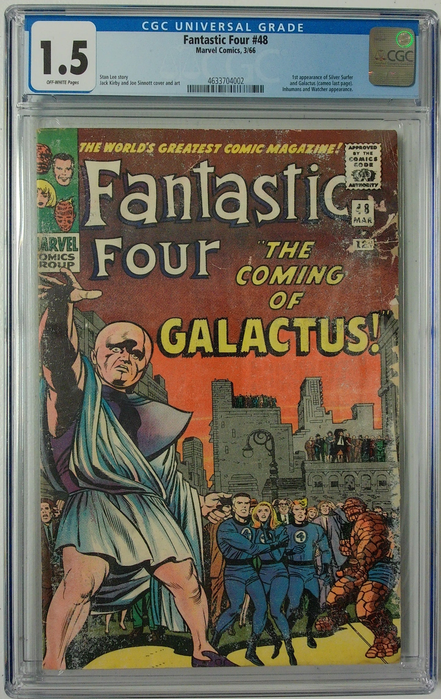 Fantastic four Vol 1 #48 CGC 1.5