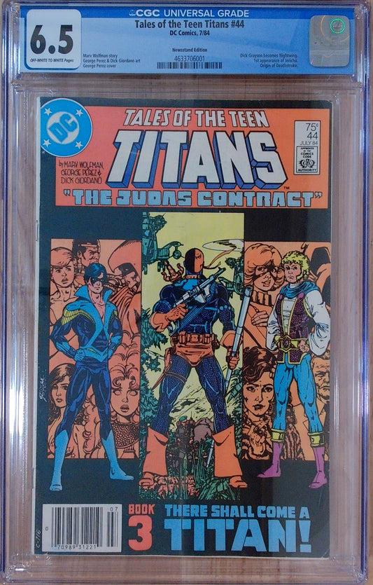 Tales of the Teen Titans Vol 1 #44 - CGC 6.5 - Newsstand