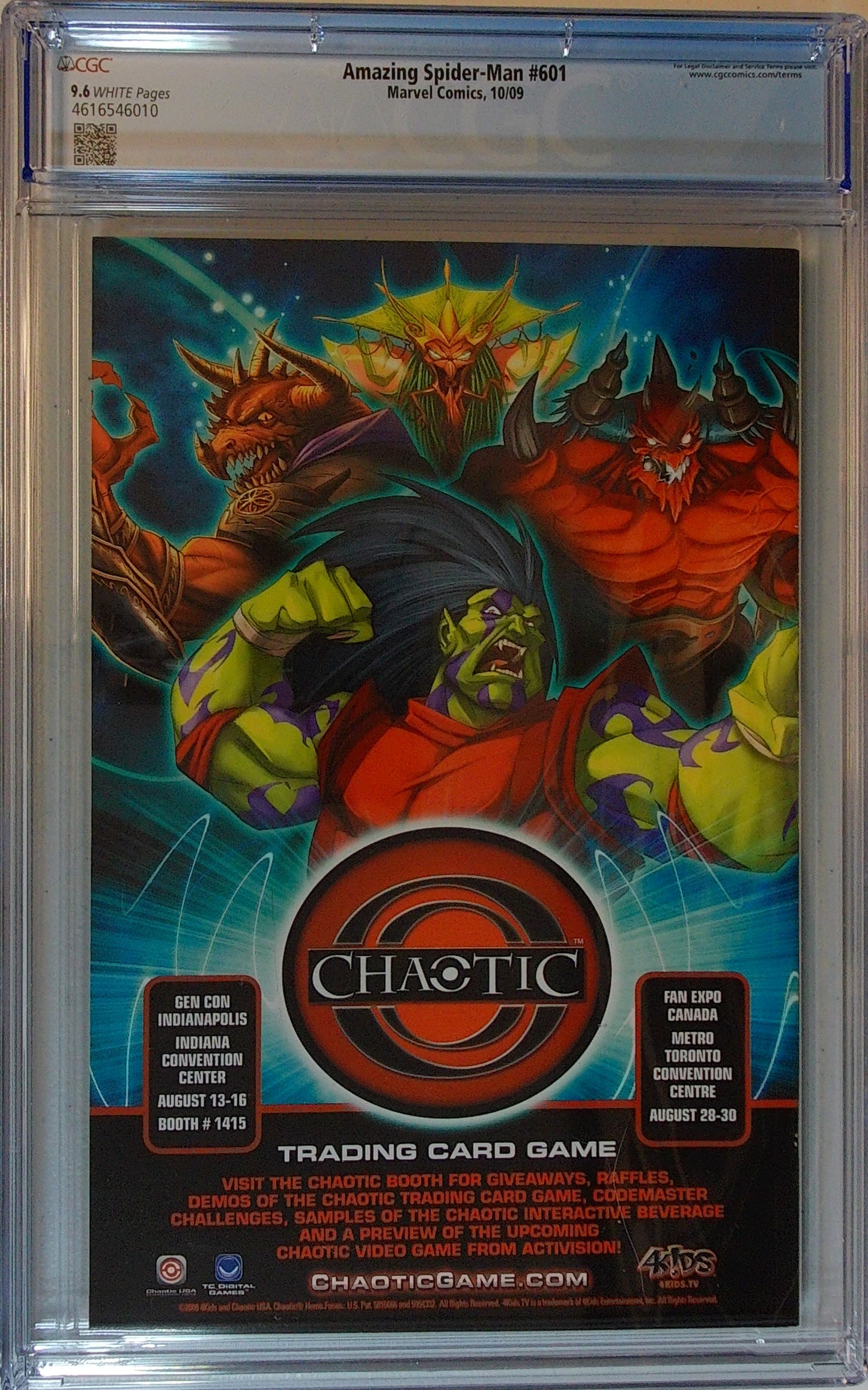 Amazing Spider-Man Vol 2 #601 - CGC 9.6