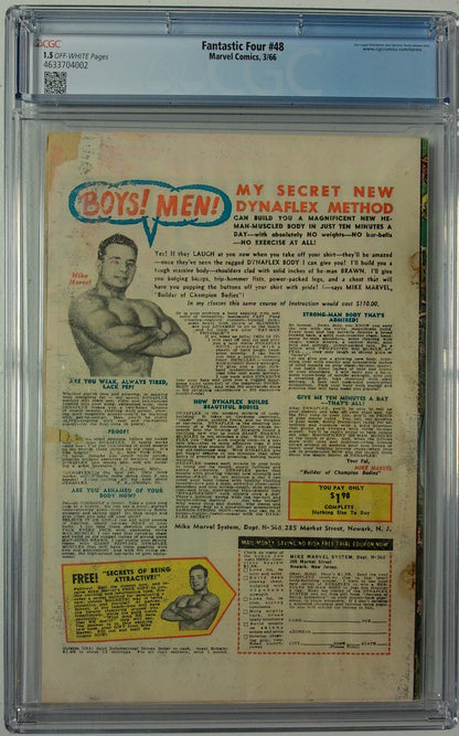 Fantastic four Vol 1 #48 CGC 1.5