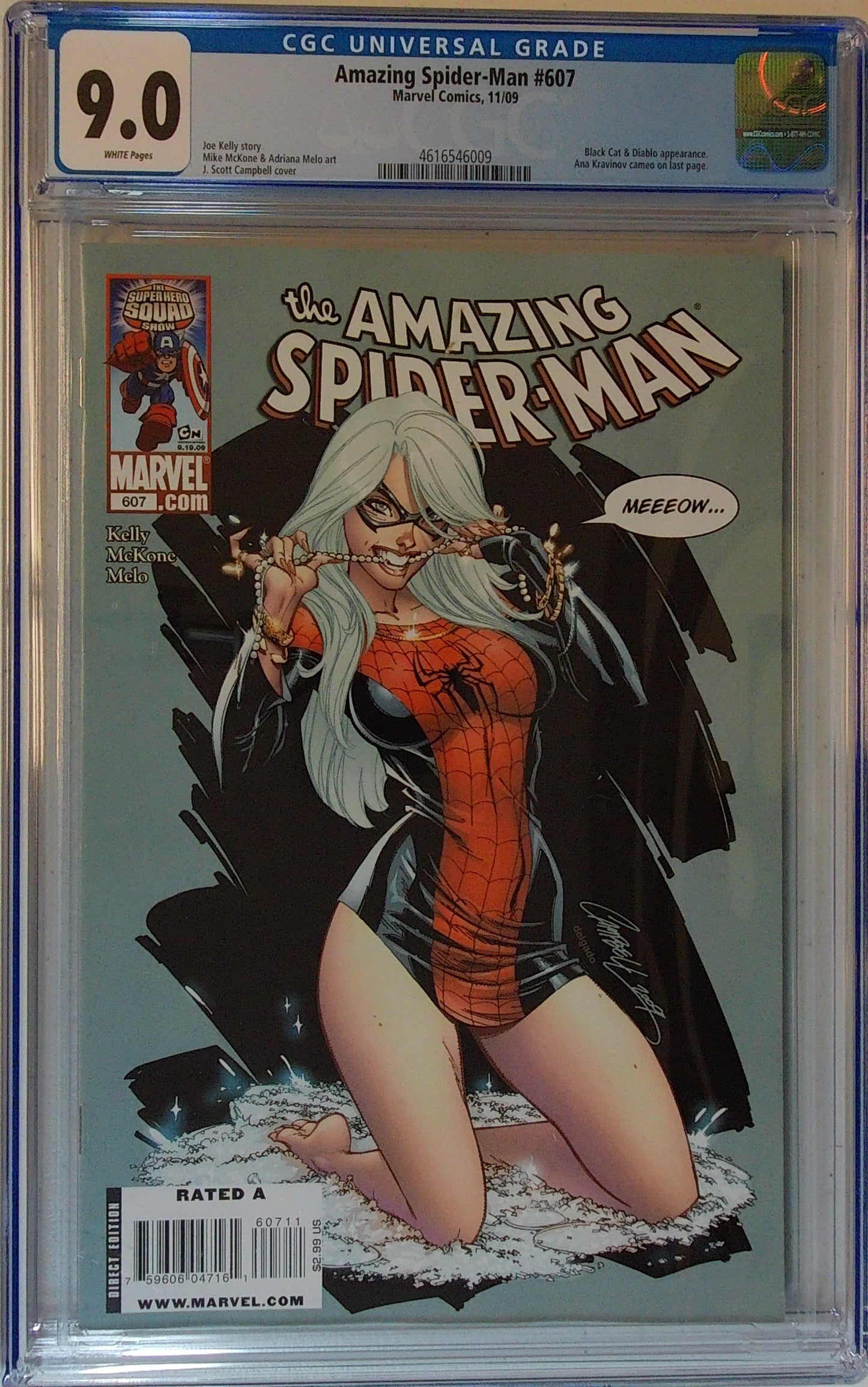 Amazing Spider-Man Vol 2 #607 - CGC 9.0