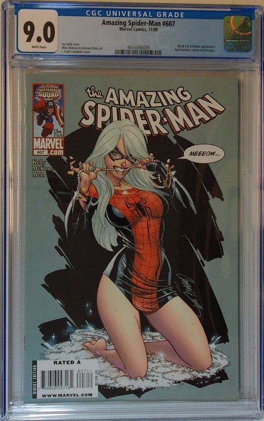 Amazing Spider-Man Vol 2 #607 - CGC 9.0