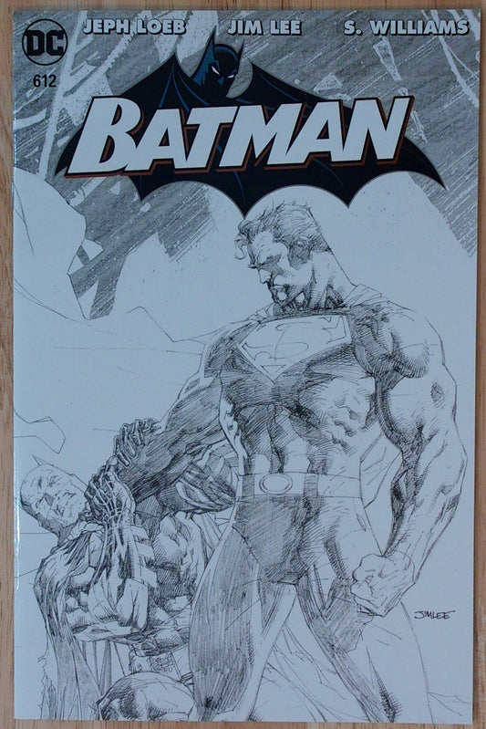 Batman Vol 1 #612 - 2nd Print Jim Lee Sketch Cover
