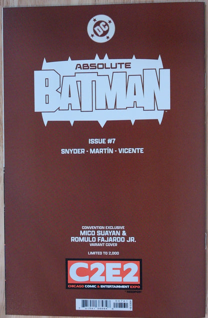 Absolute Batman #7 - Mico Suayan - 2025 C2E2