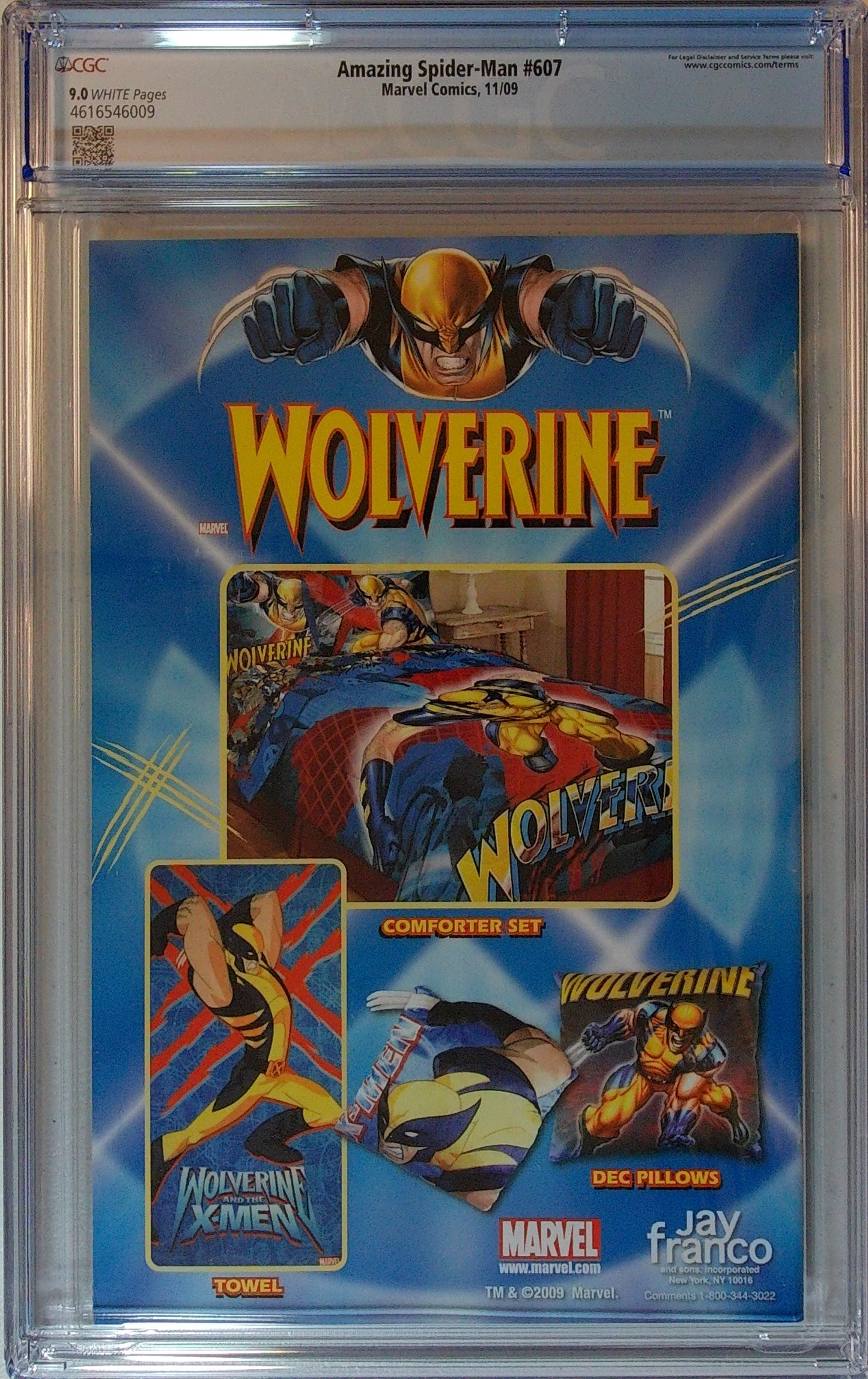 Amazing Spider-Man Vol 2 #607 - CGC 9.0