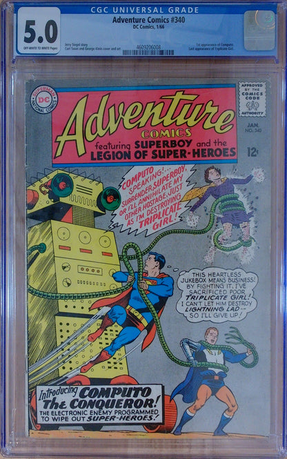 Adventure Comics Vol 1 #340 - CGC 5.0