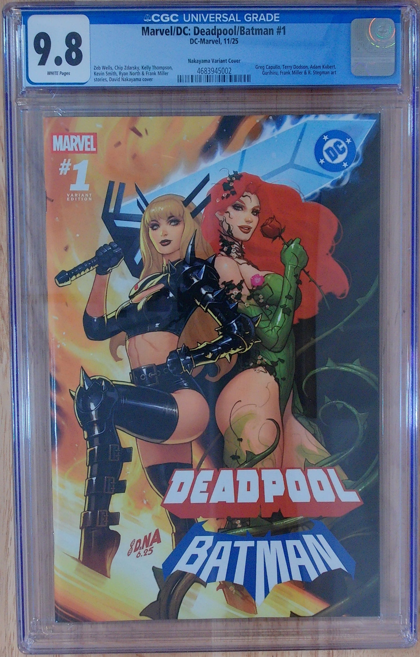 Marvel/DC: Deadpool/Batman #1 - CGC 9.8 - David Nakayama Variant
