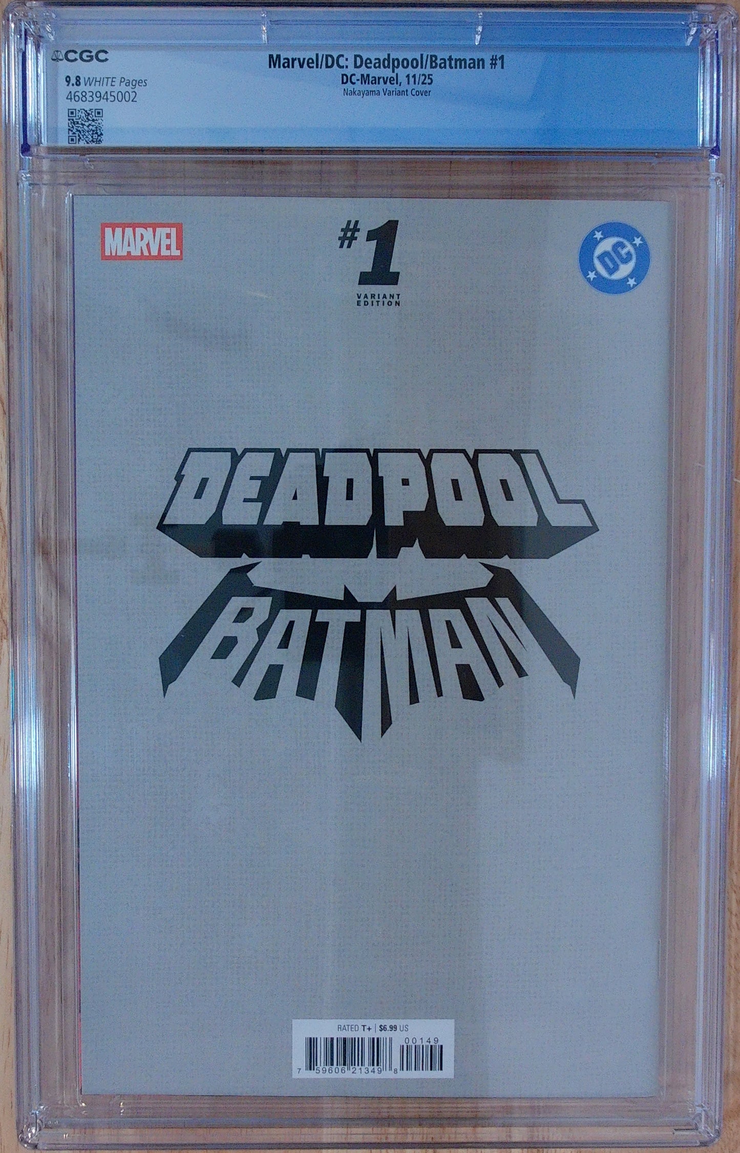 Marvel/DC: Deadpool/Batman #1 - CGC 9.8 - David Nakayama Variant
