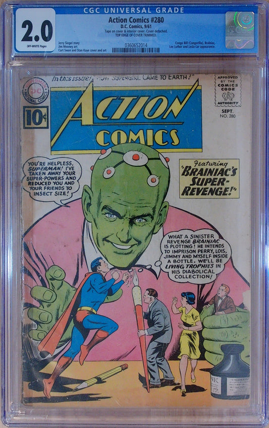 Action Comics Vol 1 #280  - CGC 2.0