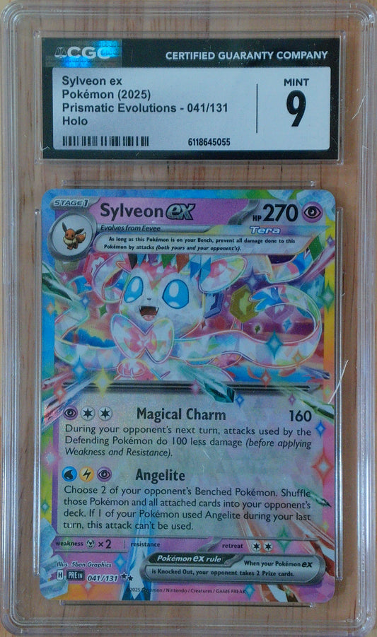 Sylveon Ex #041/131 - Prismatic Evolutions - CGC 9.0 - Holo