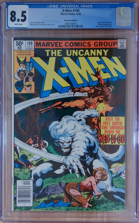 Uncanny X-Men Vol 1 #140 - CGC 8.5