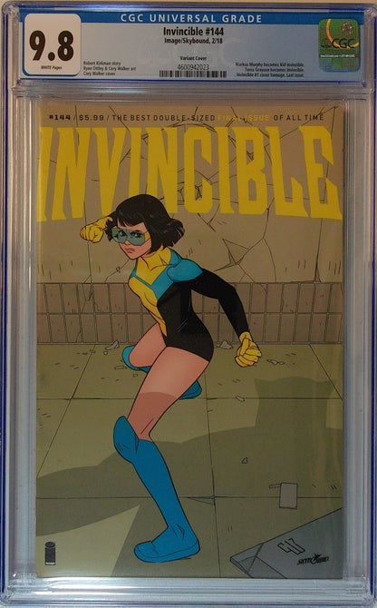 Invincible Vol 1 #144 - CGC 9.8 - Cory Walker - Terra Cover