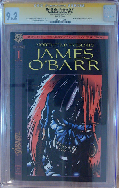Northstar Presents James O'Barr #1 - CGC SS 9.2 - Signed by James O'Barr