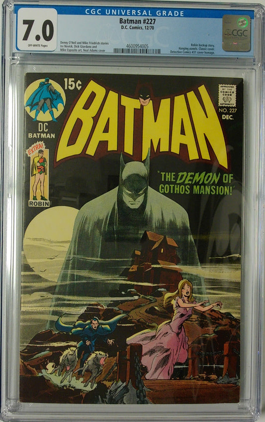 Batman Vol 1 #227 - CGC 7.0