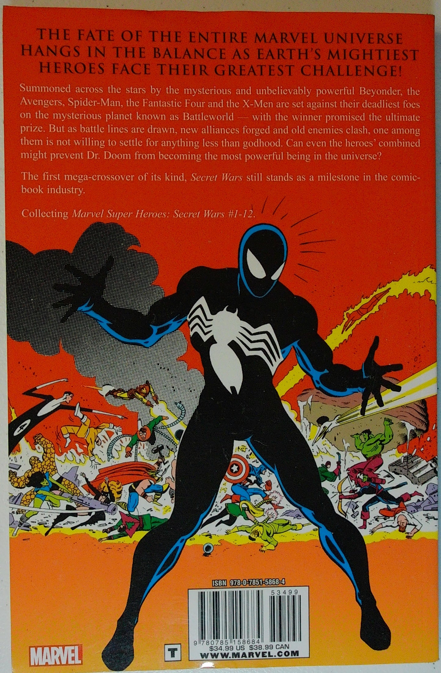 Marvel Super-Heroes Secret Wars Paperback