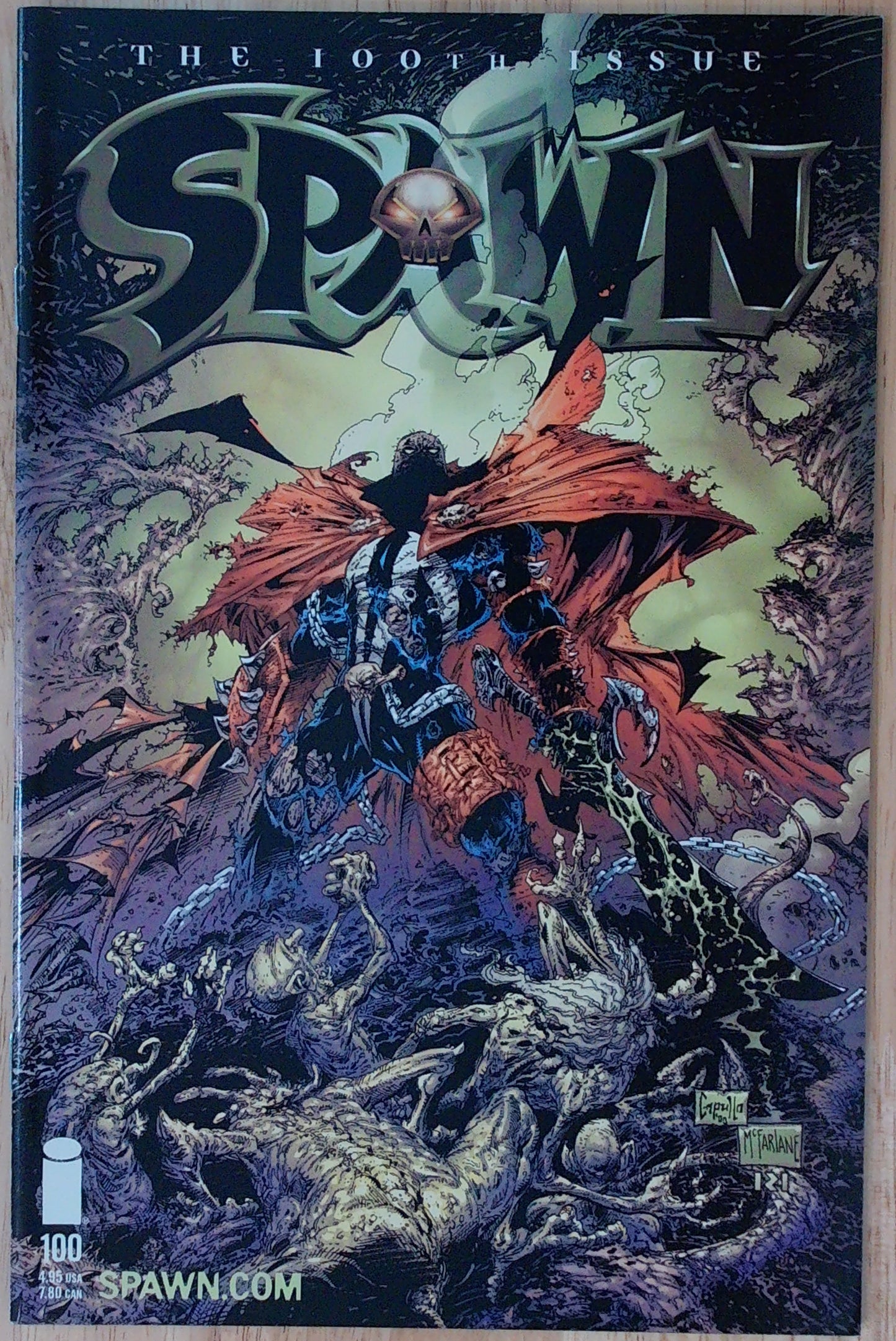 Spawn Vol 1 #100 - Greg Capullo Cover