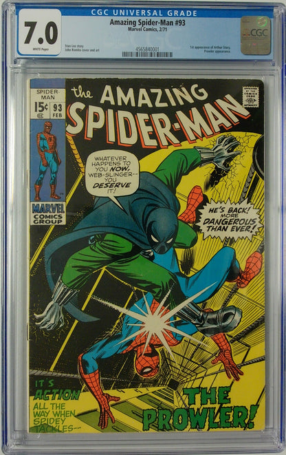 Amazing Spider-man Vol 1 #93 - CGC 7.0
