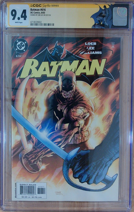 Batman Vol 1 #616 - CGC SS 9.4