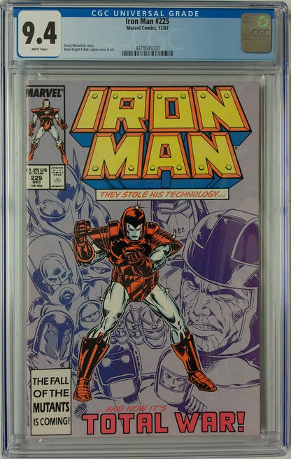 Iron Man Vol 1 #225 - CGC 9.4