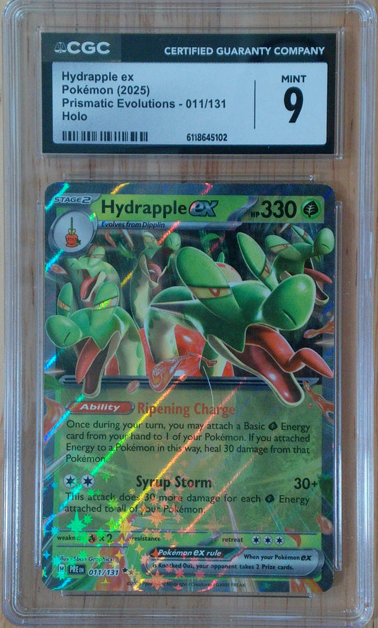 Hydrapple Ex #011/131 - Prismatic Evolutions - CGC 9.0 - Holo