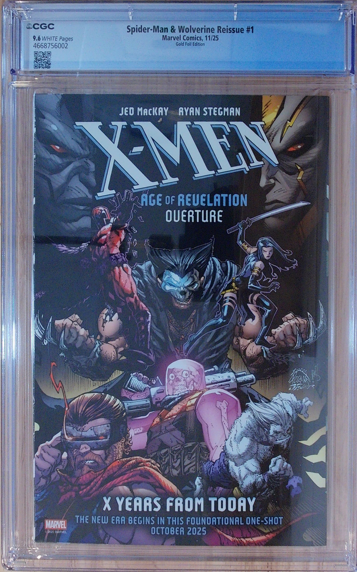 Spider-Man & Wolverine Vol 1 #1 - CGC 9.6 - WhatNot Gold Foil Edition