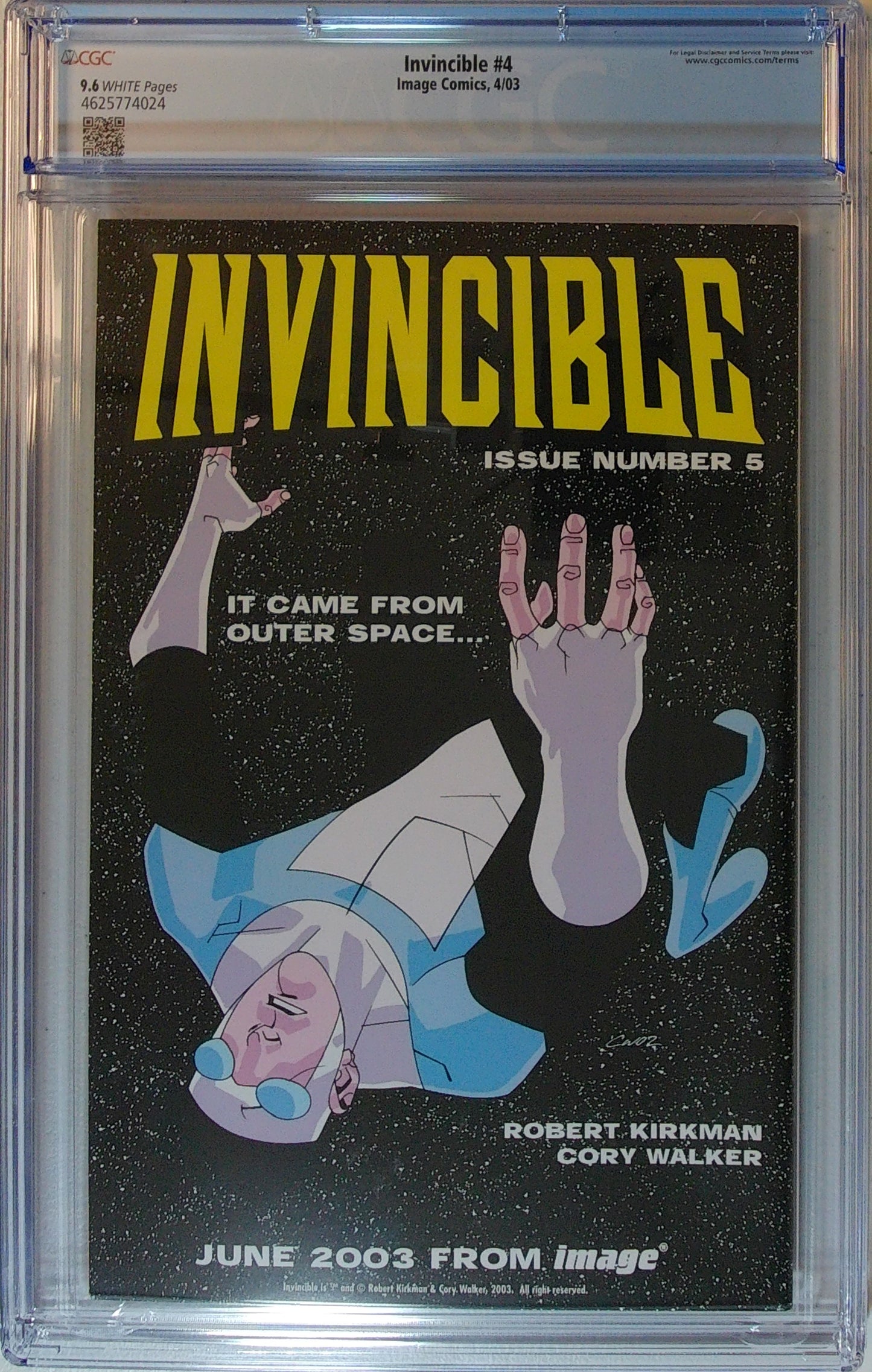 Invincible Vol 1 #04 - CGC 9.6