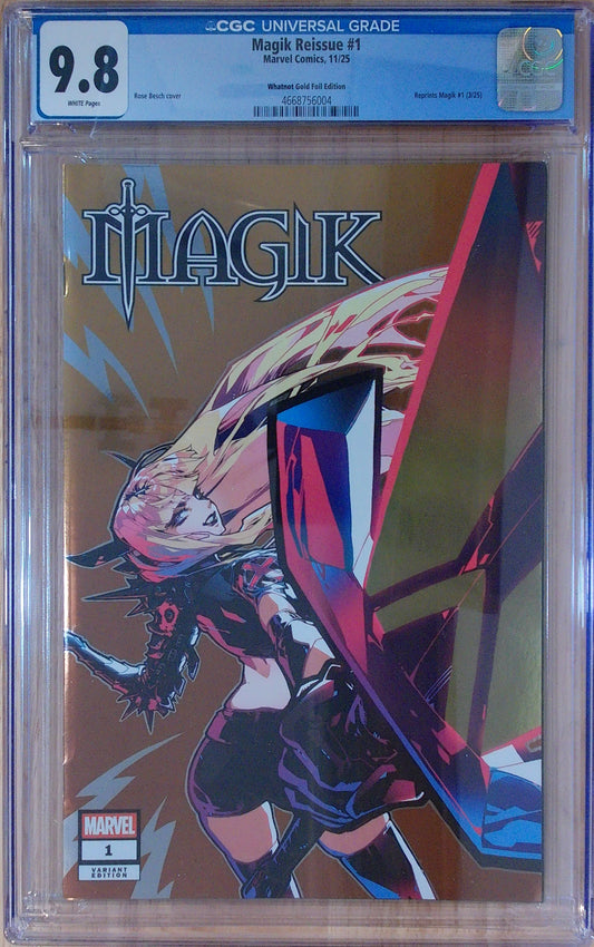 Magik Vol 2 #1 - CGC 9.8 - WhatNot Gold Foil Edition