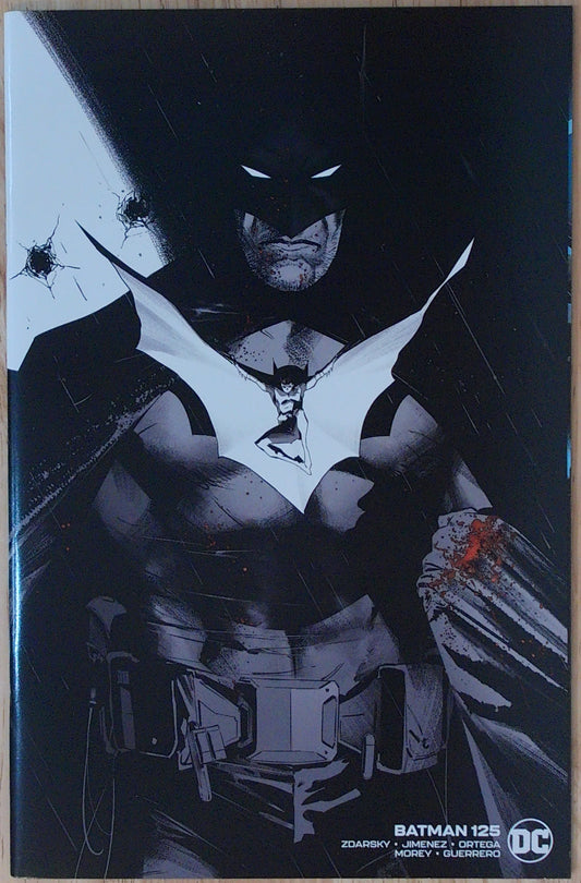 Batman Vol 3 #125 - Jorge Jimenez B&W Cover - 1:25