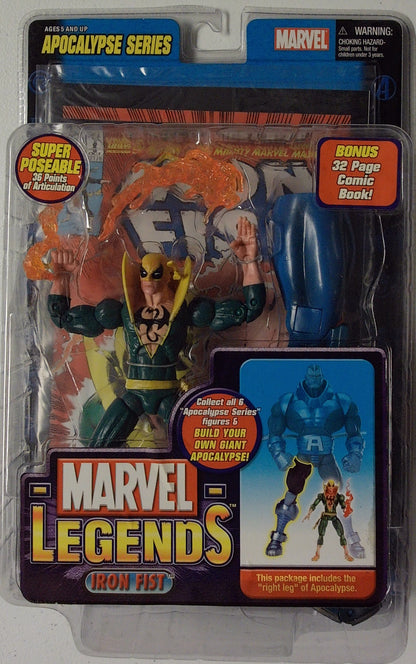 Marvel Legends Action Figures - Appocalypse Series - Iron Fist BAF