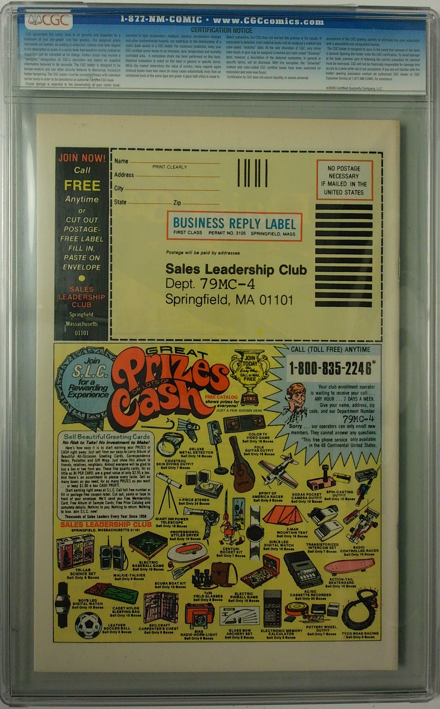 Avengers Vol 1 #185 - CGC 9.8