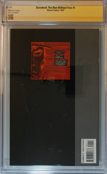 Daredevil: The Man Without Fear Vol 1 #1 - CGC SS 9.8 - Signed by John Romita Jr.