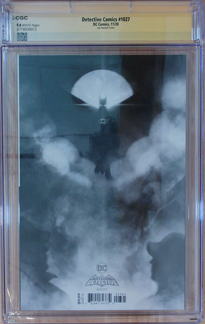 Detective Comics #1027 - CGC SS 9.8 - Jim Lee Variant Cover Signed by Jim Lee
