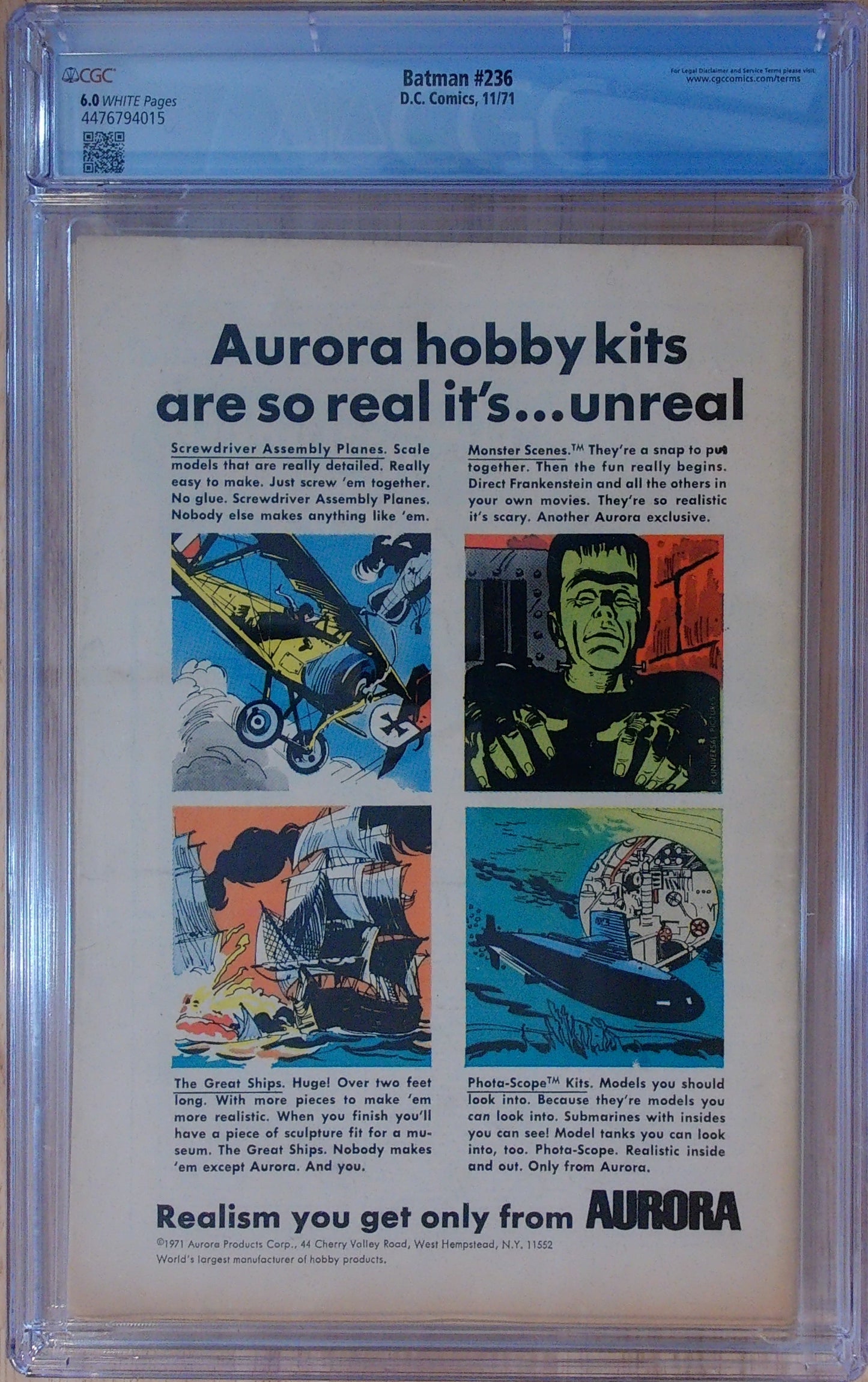 Batman Vol 1 #236 - CGC 6.0