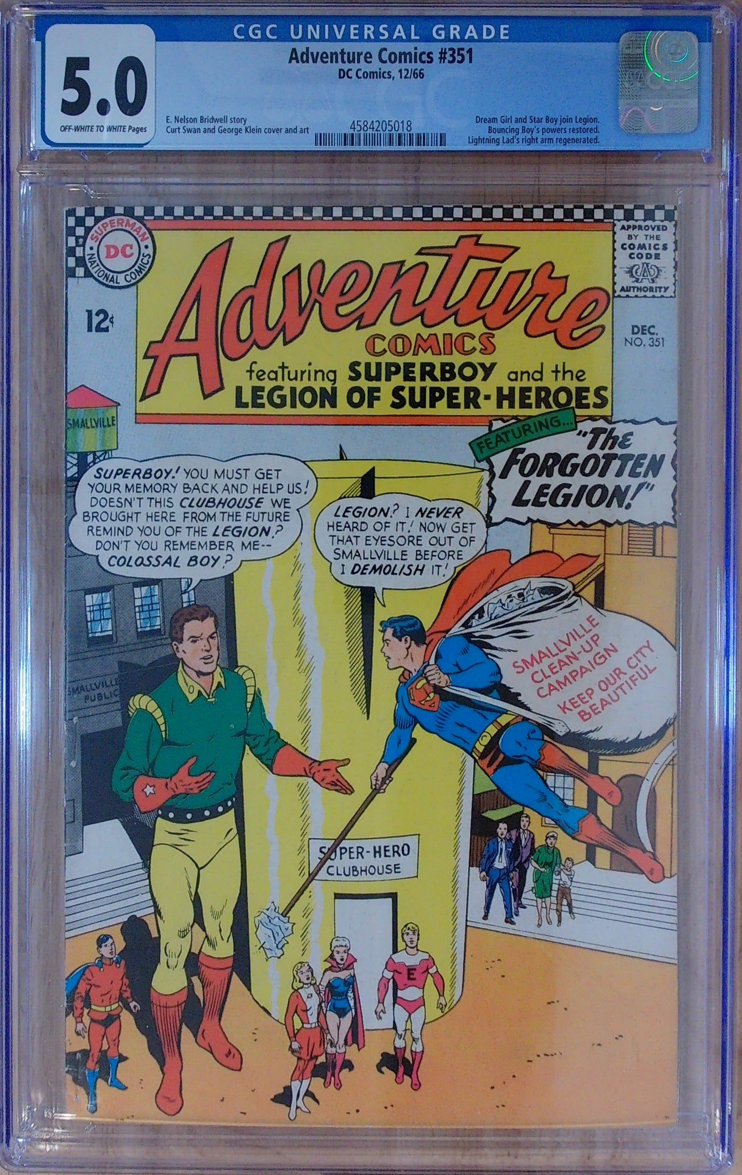 Adventure Comics Vol 1 #351 - CGC 5.0