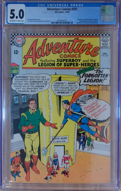 Adventure Comics Vol 1 #351 - CGC 5.0