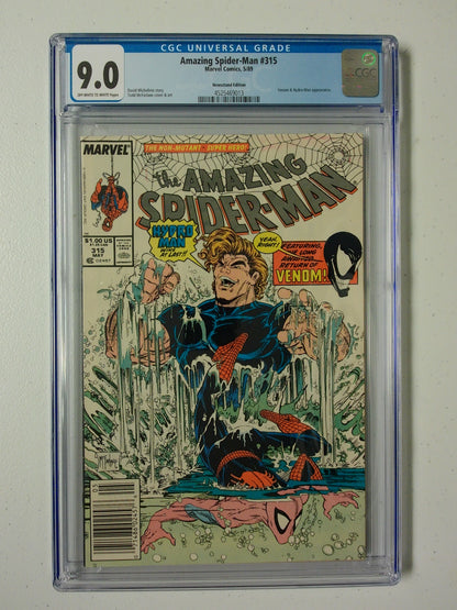 Amazing Spider-Man Vol 1 #315 - CGC 9.0 - Newsstand Edition