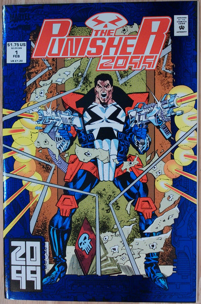 Punisher 2099 Vol 1 #1 - Blue Foil Cover