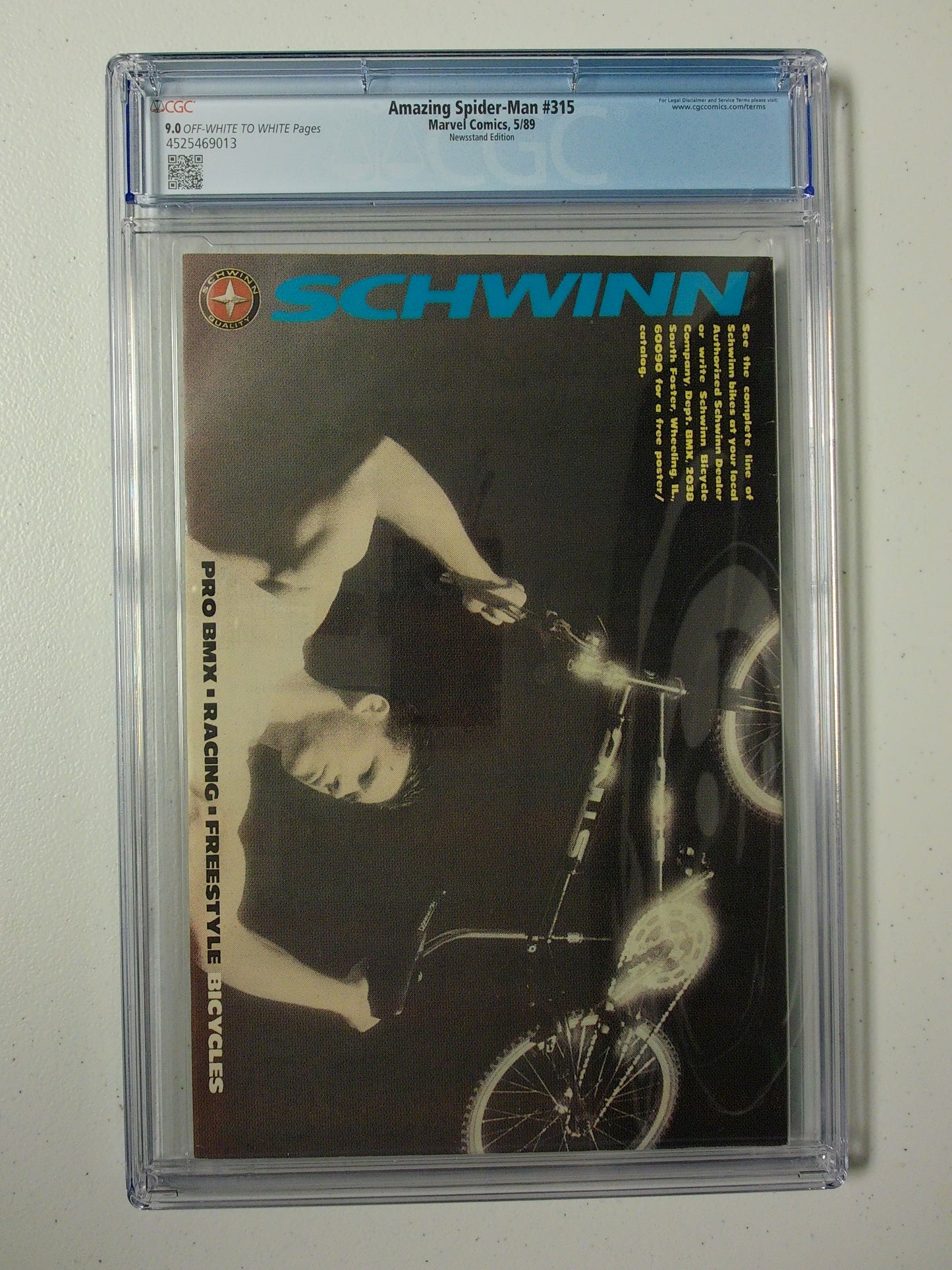 Amazing Spider-Man Vol 1 #315 - CGC 9.0 - Newsstand Edition