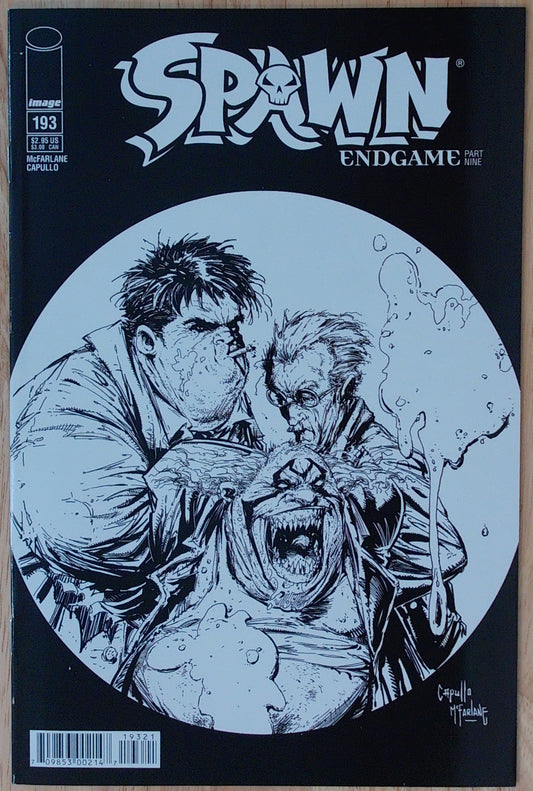 Spawn Vol 1 #193 - B&W Cover