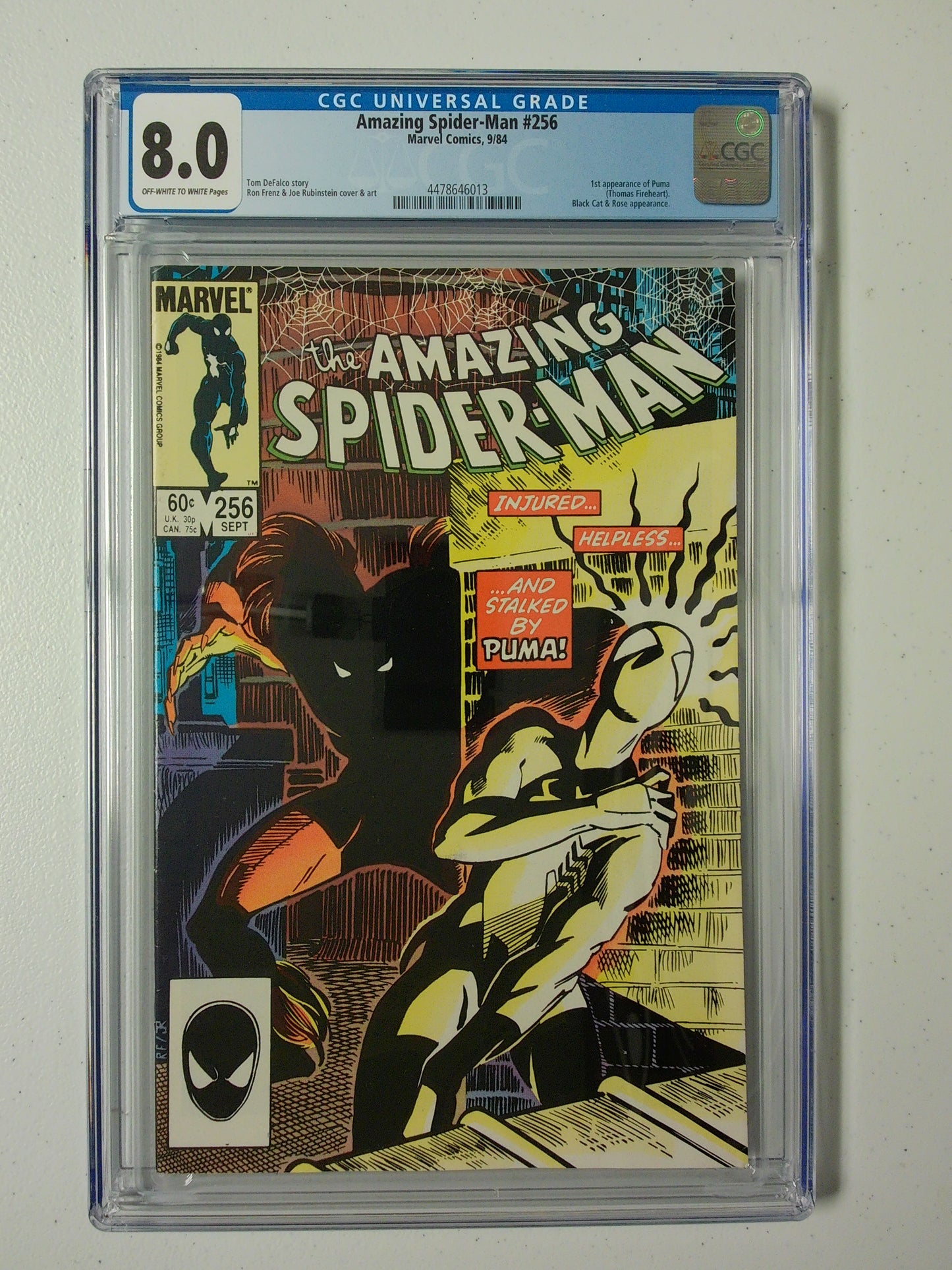 Amazing Spider-Man Vol 1 #256 - CGC 8.0