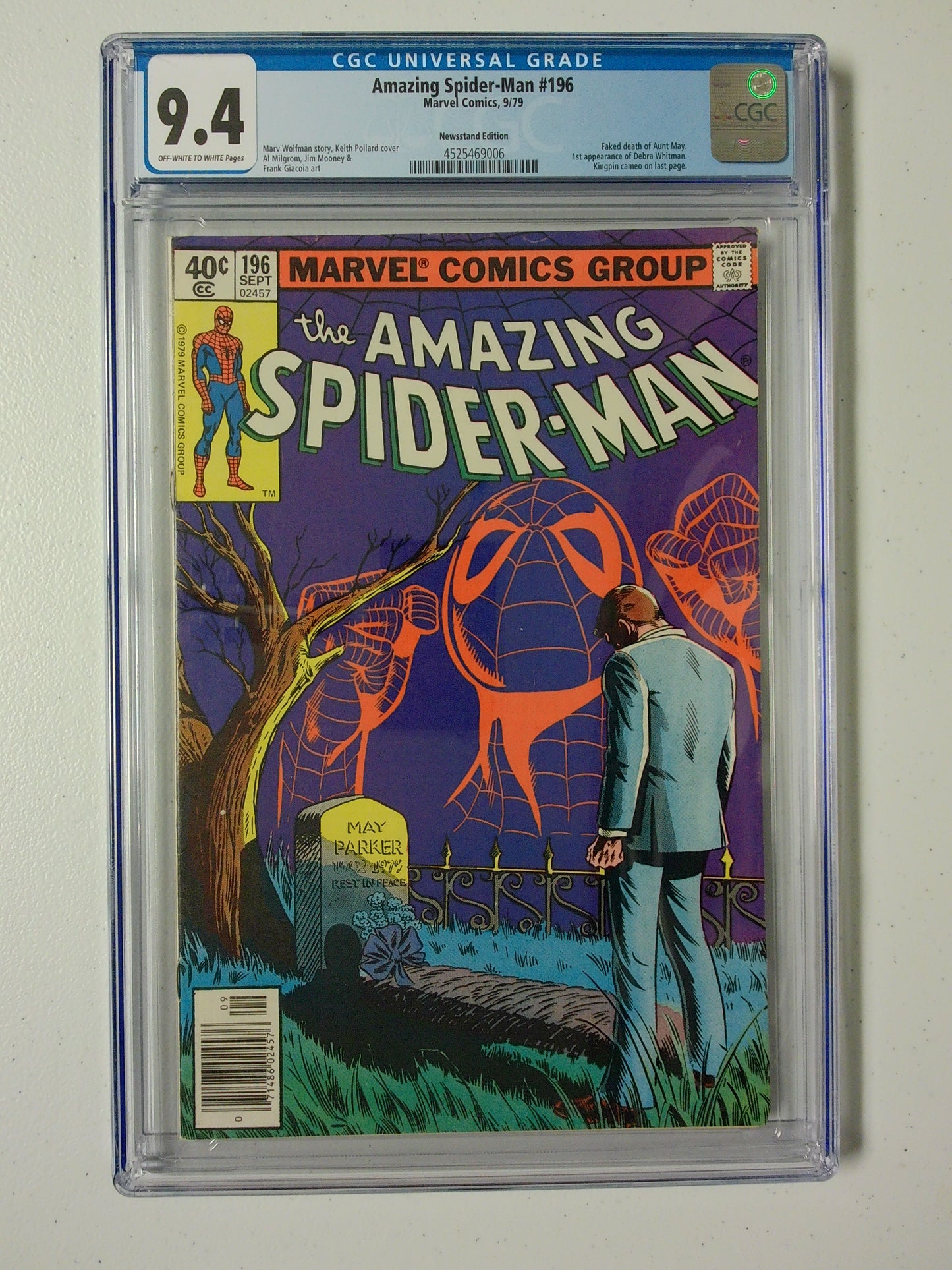 Amazing Spider-Man Vol 1 #196 - CGC 9.4