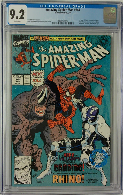 Amazing Spider-Man Vol 1 #344 - CGC 9.2