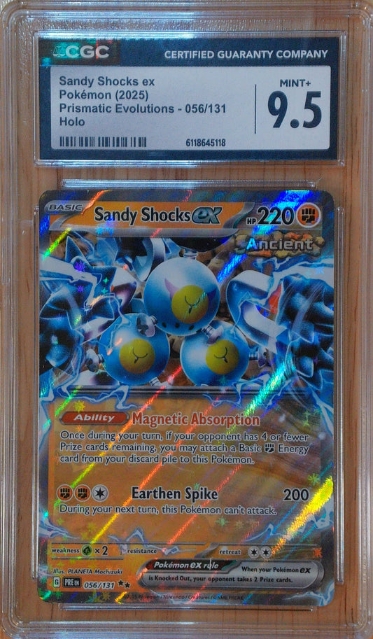 Sandy Shocks Ex #056/131 - Prismatic Evolutions - CGC 9.5 Mint+