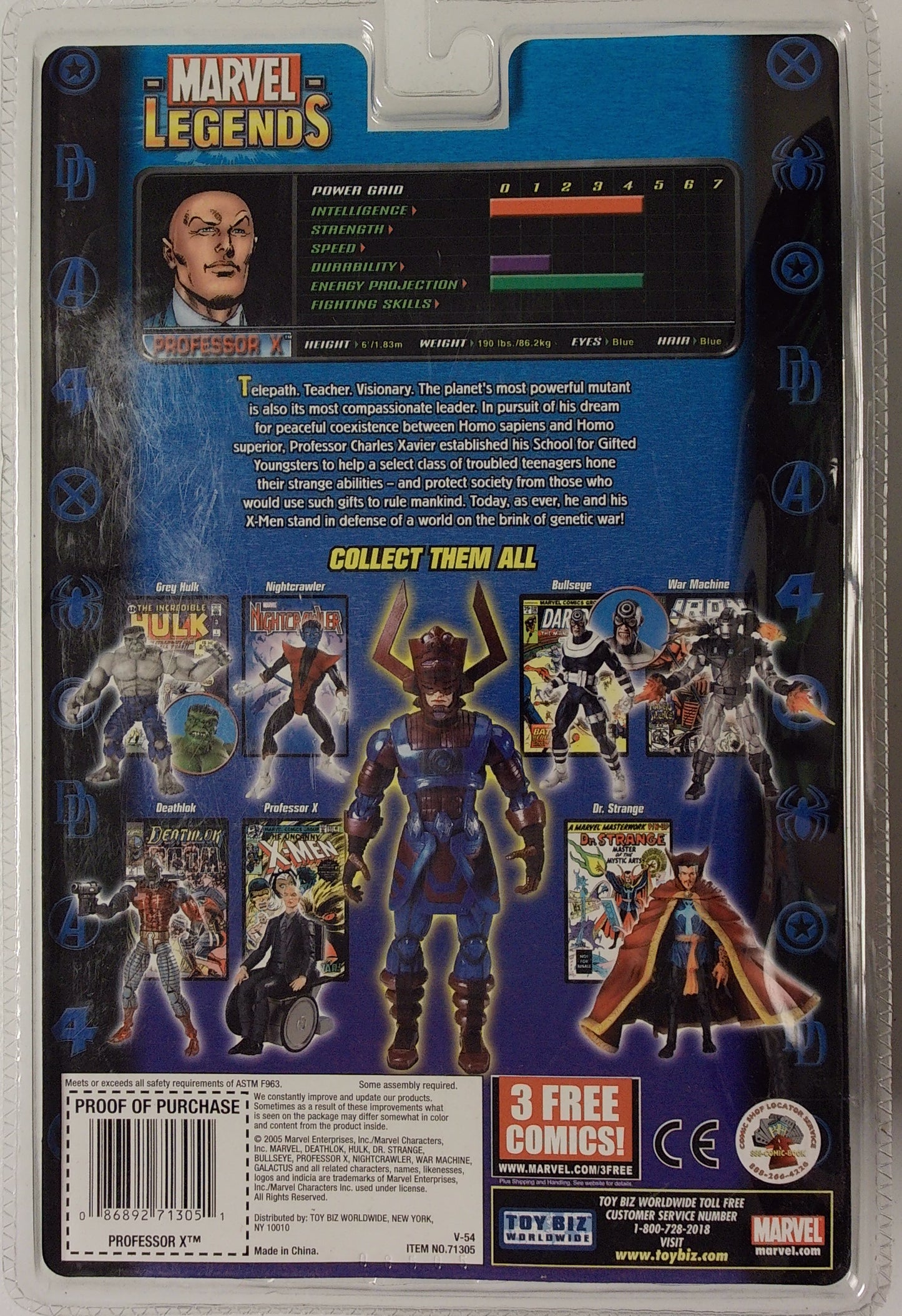 Marvel Legends Action Figures - Galactus Series - Professor X BAF