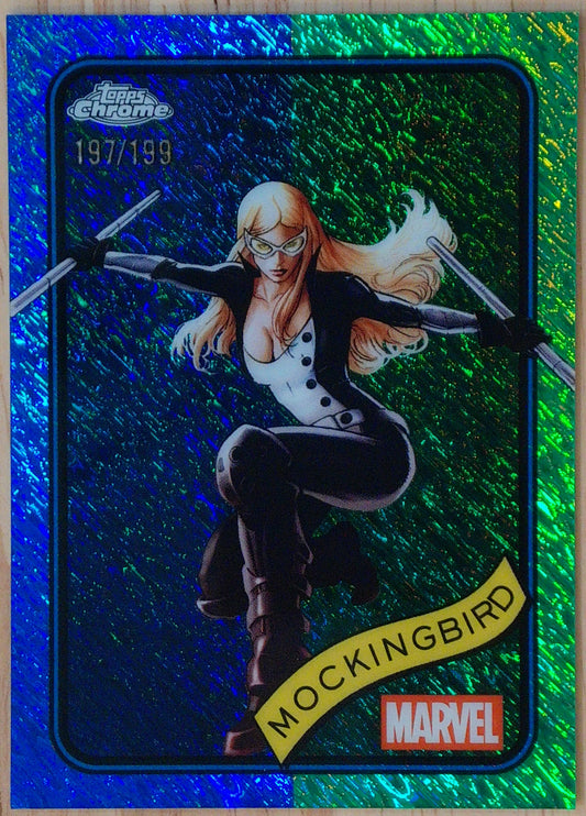 Topps Chrome #31 - Mockingbird - Blue Green Shimmer #197/199