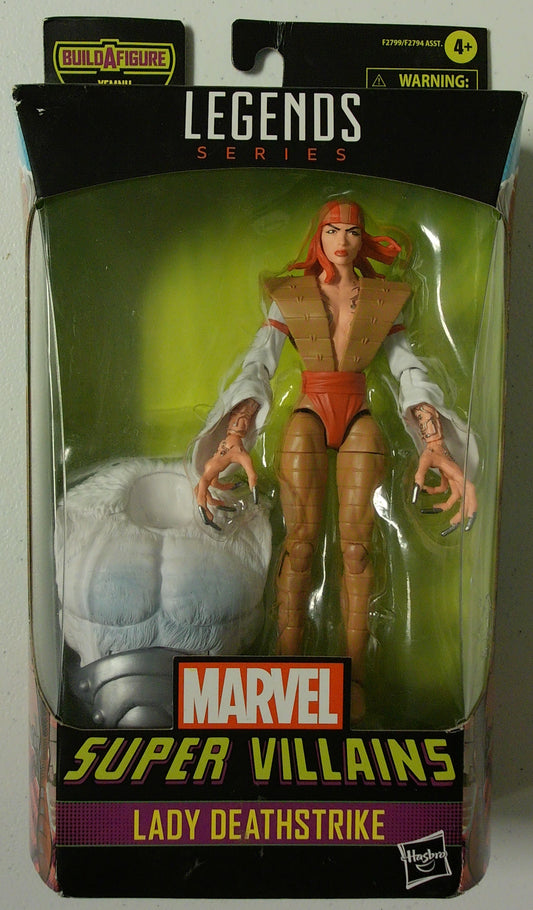 Marvel Legends Super Villains Lady Deathstrike Action Figure (Xemnu BAF)