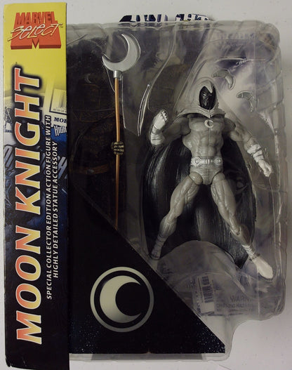 Diamond Select Toys Marvel Select Moon Knight Action Figure with Anubis Statue
