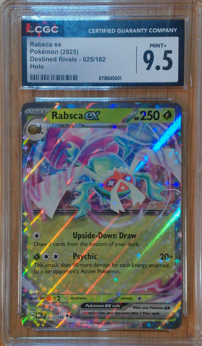 Rabsca Ex #025/182 - Destined Rivals - CGC 9.5 Mint+
