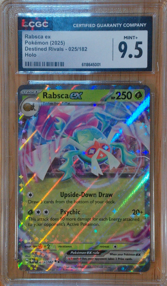 Rabsca Ex #025/182 - Destined Rivals - CGC 9.5 Mint+